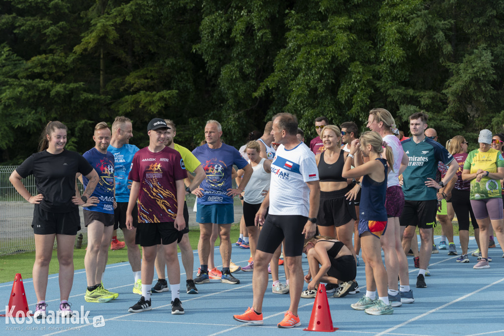 Trening otwarty przed kościańskim półmaratonem