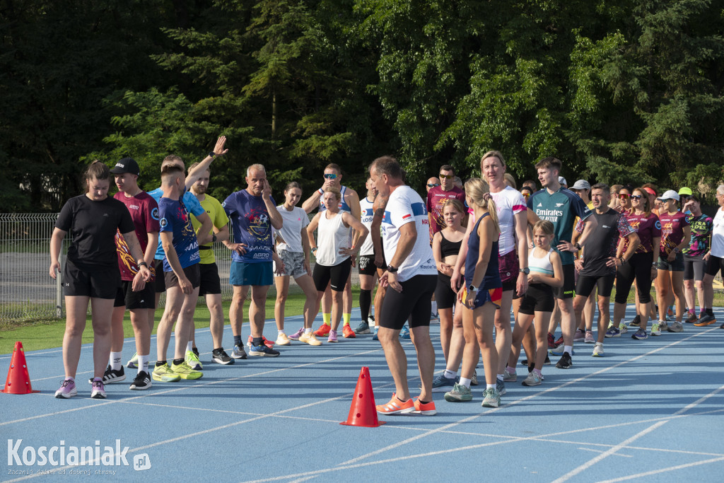 Trening otwarty przed kościańskim półmaratonem