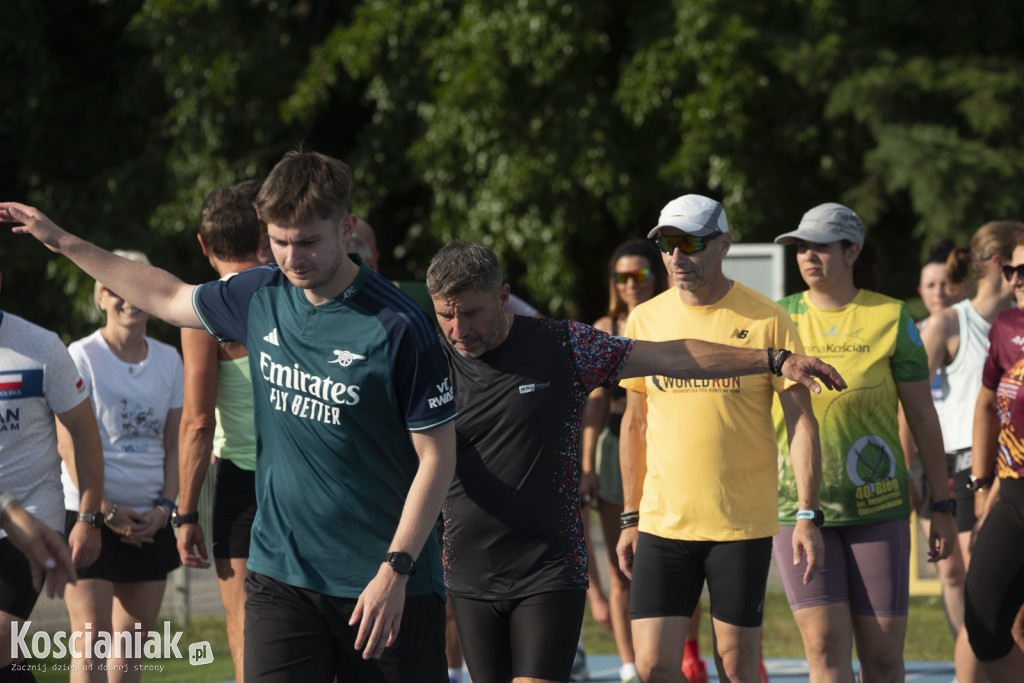 Trening otwarty przed kościańskim półmaratonem