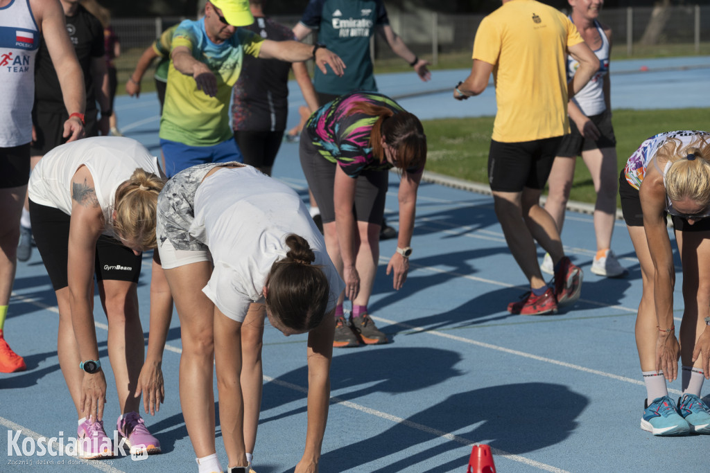 Trening otwarty przed kościańskim półmaratonem