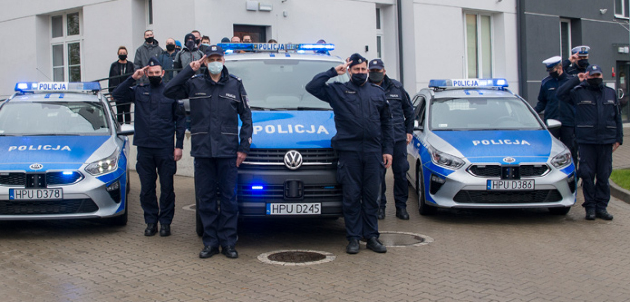 Policjanci w Kościanie w hołdzie zastrzelonemu koledze [ZDJĘCIA, FILM]