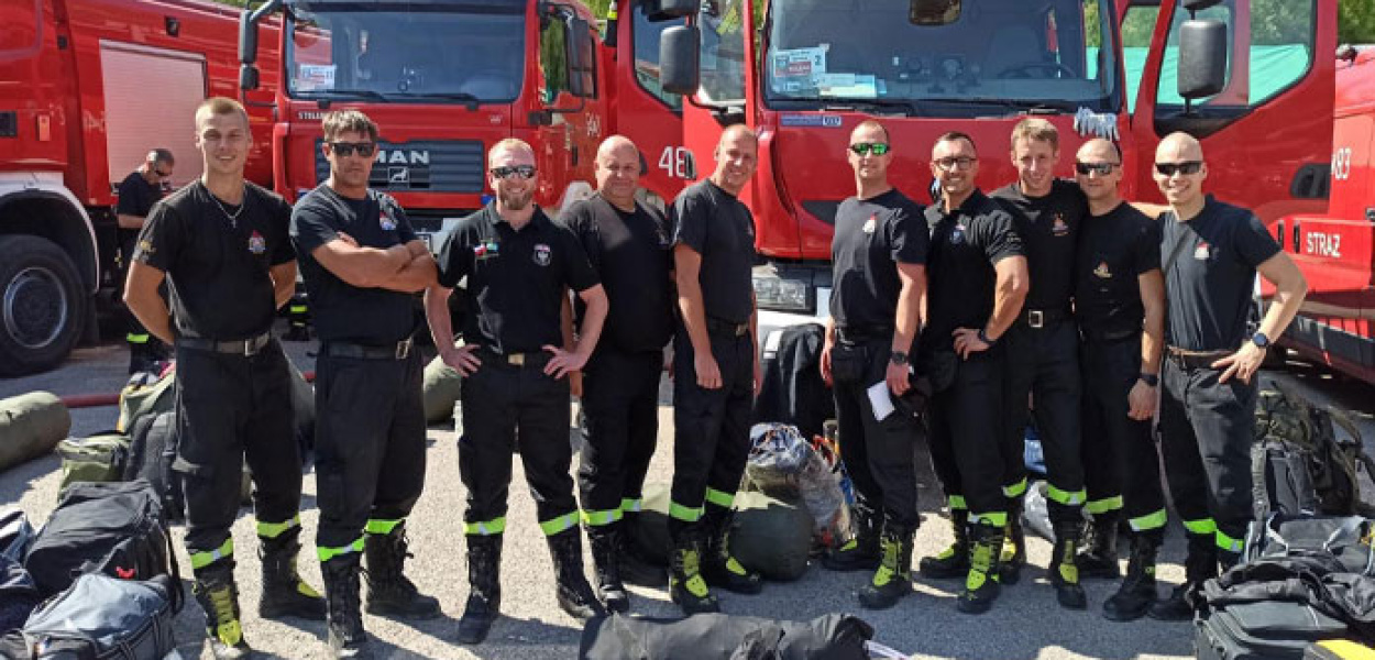 Kolejni strażacy z Kościana w Grecji