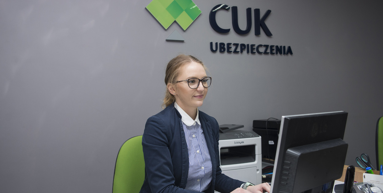 Aleksandra Cieślak, manager w CUK Ubezpieczenia w Kościanie.