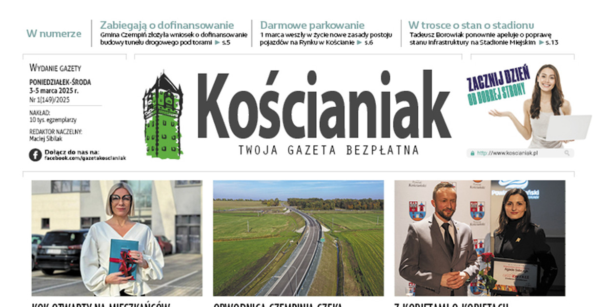 Najnowsze wydanie gazety „Kościaniak”