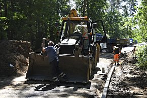 Trwa remont drogi z Lubinia do Żelazna-3911