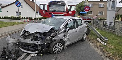 Nie zatrzymał się na „stopie” i spowodował wypadek [ZDJĘCIA]-88048