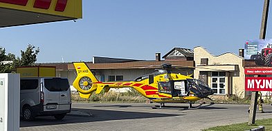 Dziewczynka spadła z dachu. Wezwano śmigłowiec LPR-88536