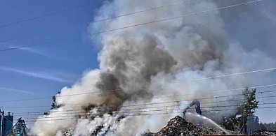 Pożar w zakładzie recyklingu w Przysiece Polskiej-88541