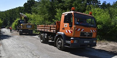 Trwa remont drogi z Lubinia do Żelazna [ZDJĘCIA]-88607