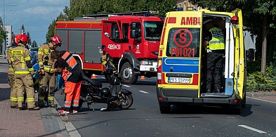 Kolizja na Poznańskiej. Samochód zderzył się z motorowerem [ZDJĘCIA]-88631