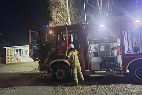 Pożar budki z lodami w Cichowie-4302