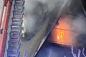 Pożar ośrodka wypoczynkowego w Wieleniu-4323