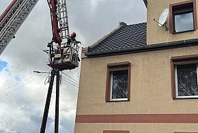 Zerwany dach i powalone drzewa. Cztery zdarzenia w ciągu pół godziny-89387