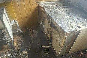 Pożar mieszkania w Krzywiniu. Ewakuowano siedem osób [ZDJĘCIA]-89814