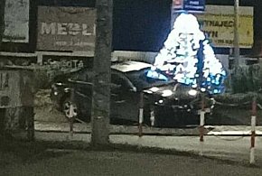 Pijany zostawił auto na środku ronda i zaczął uciekać-90039