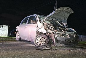 Groźny wypadek w Czempiniu. Kierowca nieprawidłowo wymijał [ZDJĘCIA]-90123