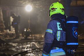 Paliła się hala produkcyjna w Kiełczewie-90217