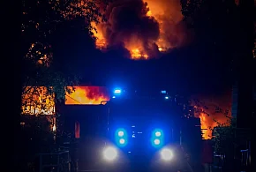Duży pożar tartaku w Racocie! [ZDJĘCIA]