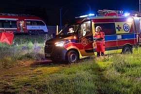 Nie ma zagrożenia życia dla mężczyzny potrąconego przez pociąg w Kościanie