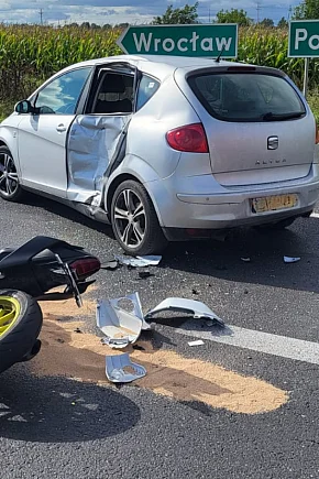 Wypadek na obwodnicy Kościana-3991