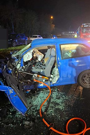 Śmiertelny wypadek pomiędzy Radomickiem a Lipnem-4095
