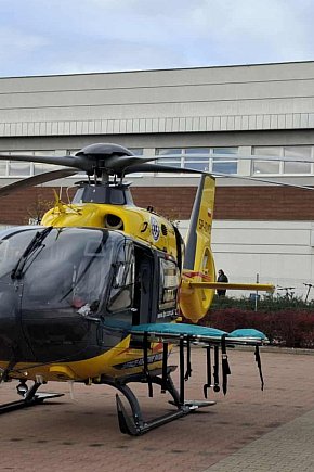 Śmigłowiec LPR lądował przy Lidlu-4097
