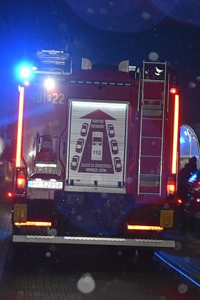 Paliła się kotłownia w domu w Koszanowie-4202