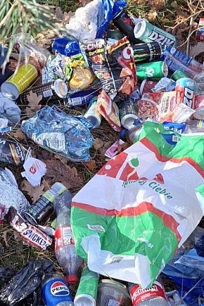 Wyrzucał śmieci do lasu-4204