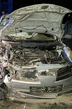 Groźny wypadek w Czempiniu-4287