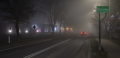 Uwaga na gęste mgły w nocy! Ostrzeżenie dla powiatu kościańskiego-89808