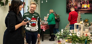 Rękodzieło bożonarodzeniowe w Domu Samopomocy w Kościanie [ZDJĘCIA]-89904