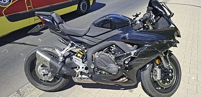 Zderzenie motocykla z osobówką na Gostyńskiej [ZDJĘCIA]