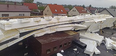 Blisko 30 interwencji strażaków w gminie Krzywiń w wyniku burzy [ZDJĘCIA]