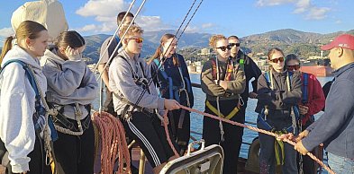 Uczniowie Kolberga na Pogorii w rejsie po Morzu Liguryjskiem [ZDJĘCIA]