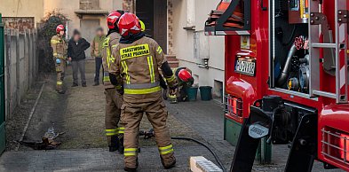 Zadymienie w piwnicy domu w Kurzej Górze [ZDJĘCIA]