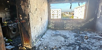 Zrzutka na ojca i syna. W pożarze mieszkania w Kościanie stracili wszystko