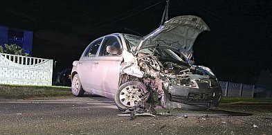 Groźny wypadek w Czempiniu. Kierowca nieprawidłowo wymijał [ZDJĘCIA]-90123