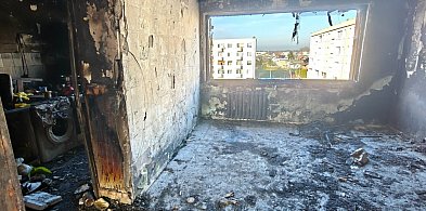 Zrzutka na ojca i syna. W pożarze mieszkania w Kościanie stracili wszystko