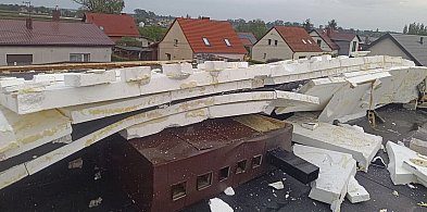 Blisko 30 interwencji strażaków w gminie Krzywiń w wyniku burzy [ZDJĘCIA]