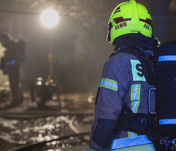 Paliła się hala produkcyjna w Kiełczewie-90217