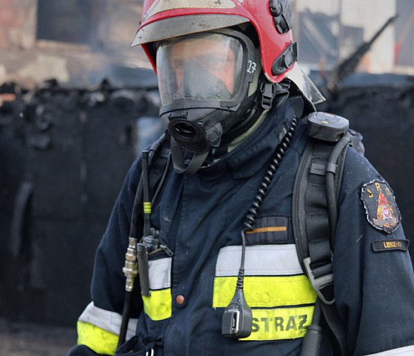 Pożar w zakładzie recyklingu w Przysiece Polskiej!