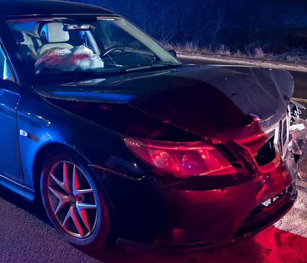 Kolizja na obwodnicy Kościana, w okolicy Śmigielskiej [ZDJĘCIA]