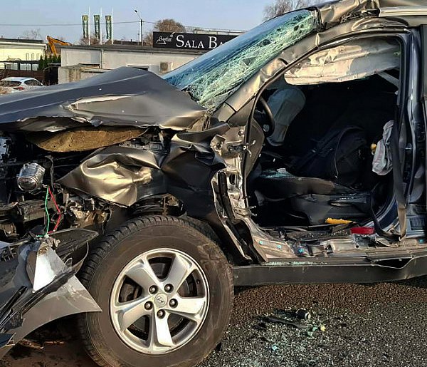 Poważny wypadek na obwodnicy Kościana! [ZDJĘCIA]