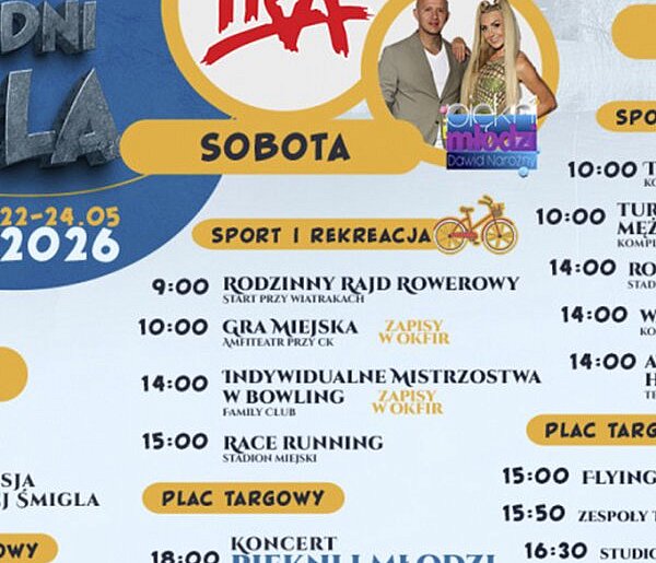 Dni Śmigla 2026. Szczegółowy plan wydarzeń