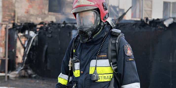 Pożar w zakładzie recyklingu w Przysiece Polskiej!