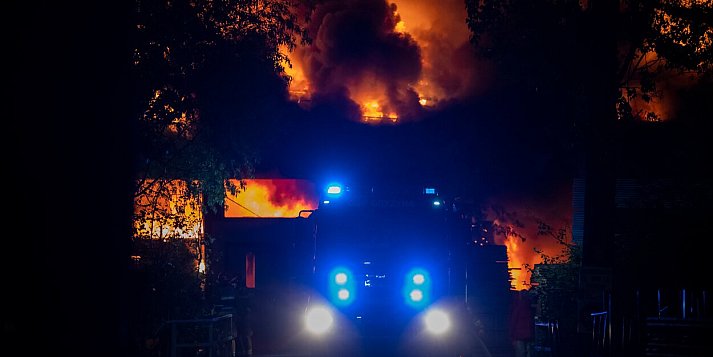 Pożar tartaku w Racocie! [ZDJĘCIA]