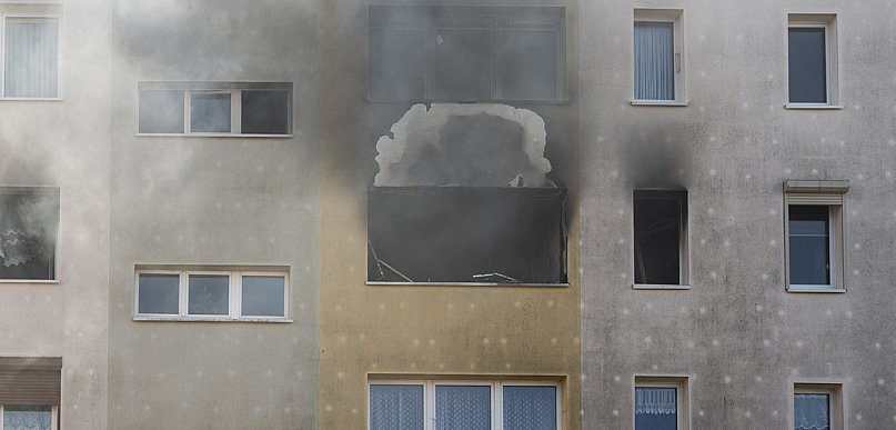 Pogorzelcy z Jagiellońskiego dziękują za pomoc podczas akcji