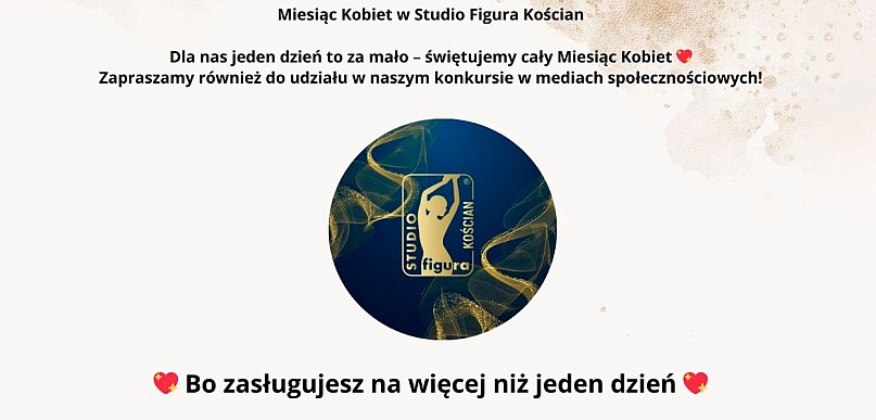Miesiąc Kobiet w Studio Figura Kościan