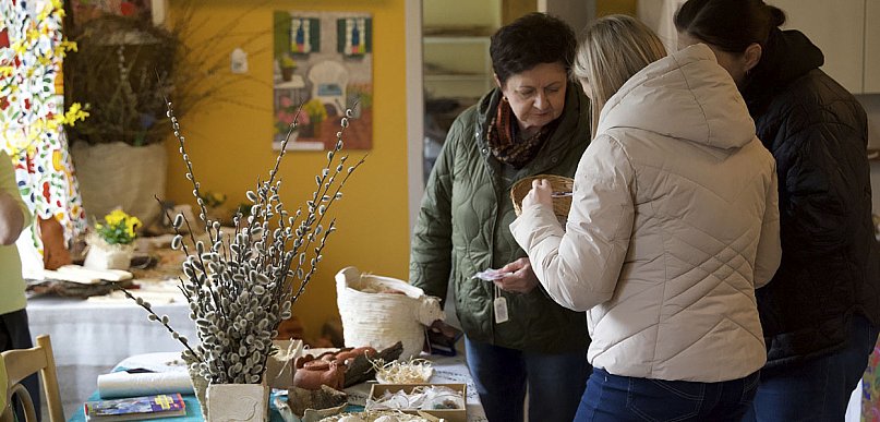 Kiermasz Wielkanocny Warsztatów Terapii Zajęciowej w Kościanie [ZDJĘCIA]