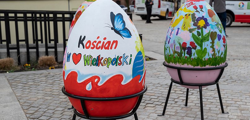 Ozdoby wielkanocne i wiosenne w Kościanie [ZDJĘCIA]